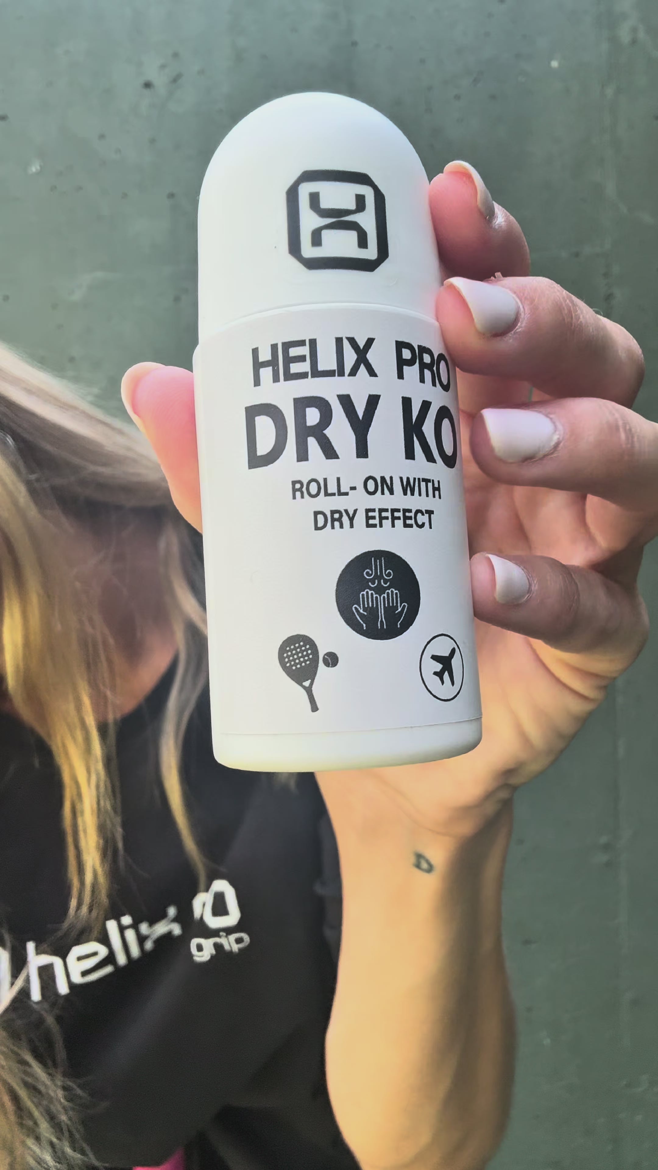 Roll-on Helix Pro DRY KO: efecto seco para manos que sudan
